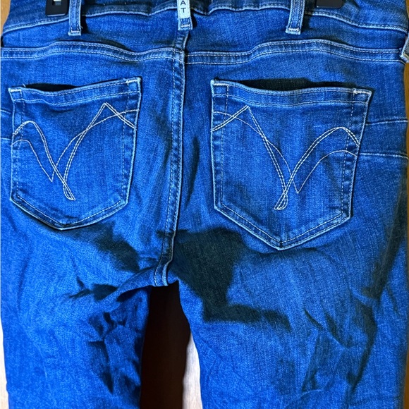 Ariat Women's Perfect Rise Straight Jeans in Deep Blue - Picture 5 of 7